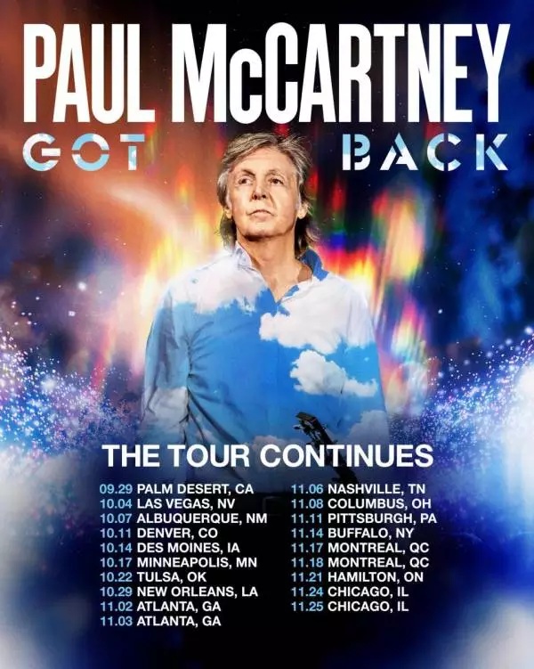 No descansa: Paul McCartney anuncia nueva gira